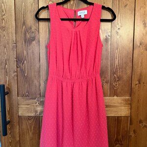 Elle Knee‑Length Textured Pink Dress Size 4